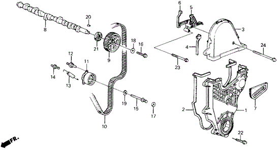 Camshaft - Timing Belt (S) for 1990 Honda Prelude #0