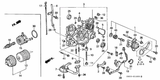 Oil Pump - Strainer for 1998 Honda Odyssey #0