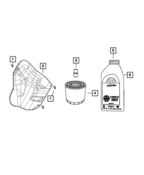 Engine Oiling, Oil Pan and Indicator (Dipstick) for 2017 Ram 3500 #0