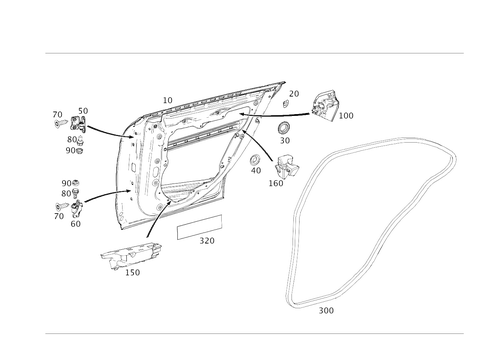 Rear Doors for 2021 Mercedes-Benz CLA250 #0
