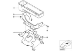 63259128043 - Audio, Navigation, Electronic Systems: Hex Nut with Plate for BMW Image