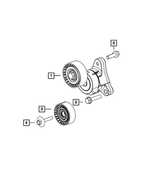 6510142AA - Cooling: Hex Flange Head Bolt for Mopar Image