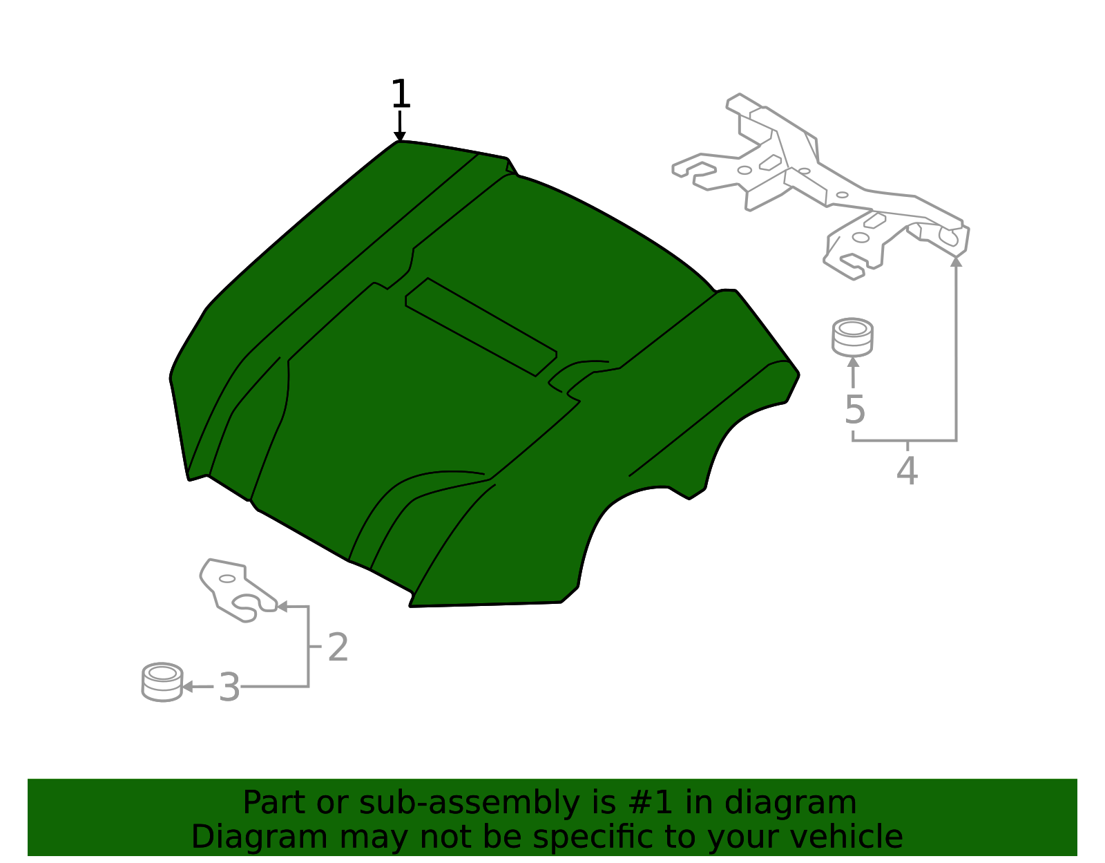 2022-2025 Toyota GR86 Engine Cover SU003-09500 | Toyota Parts Express