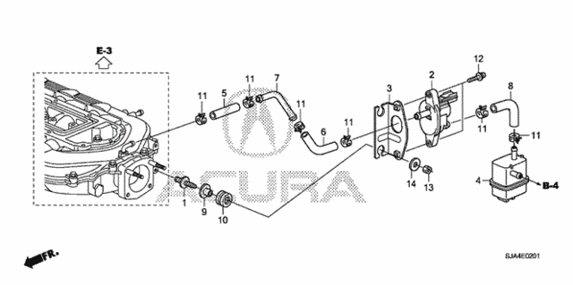Tubing (2) for 2011 Acura RL #0
