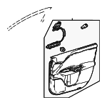 6761046170J1 - : Door Trim Panel for Lexus: RZ300e, RZ450e Image