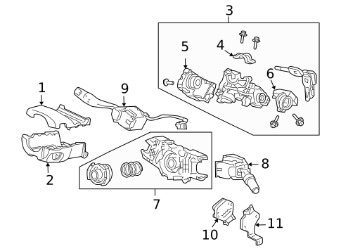 Switches for 2007 Honda Accord #0