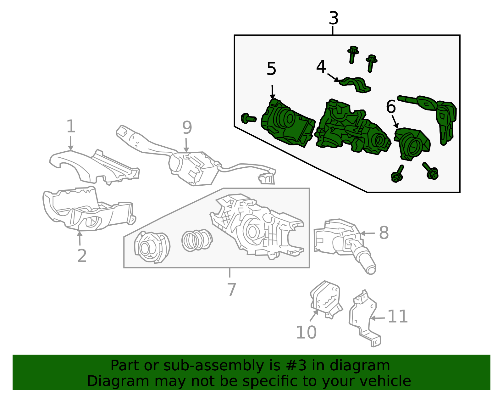 OEM 2004-2007 Honda Steering Column Lock 06351-SDA-A70 | Honda