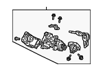 6350SDA307 - : 2003 Honda Accord - Cylinder Set Key (Service) for Honda: Accord Image