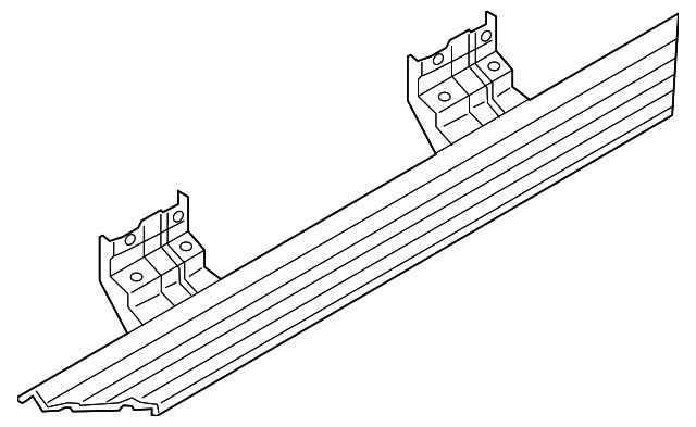 JK3Z-16450-BC - Step Bar, Tempest Gray, Long Series 2019-2026 Ford