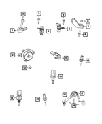 6104157AB - Electrical: Torx Head Bolt for Mopar Image
