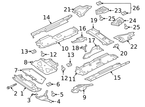 Under Cover & Splash Shields for 2020 Porsche Cayenne #0