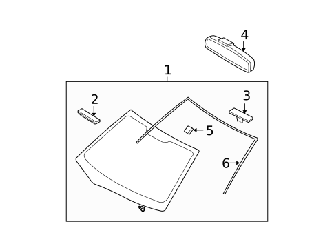 Reveal Moldings for 2009 Hyundai Elantra #1