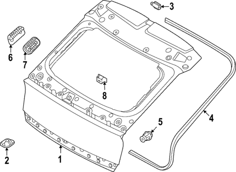 Gate & Hardware for 2025 Kia EV6 #0