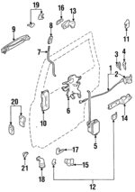 8267130R00 - : Window Handle for Nissan Image
