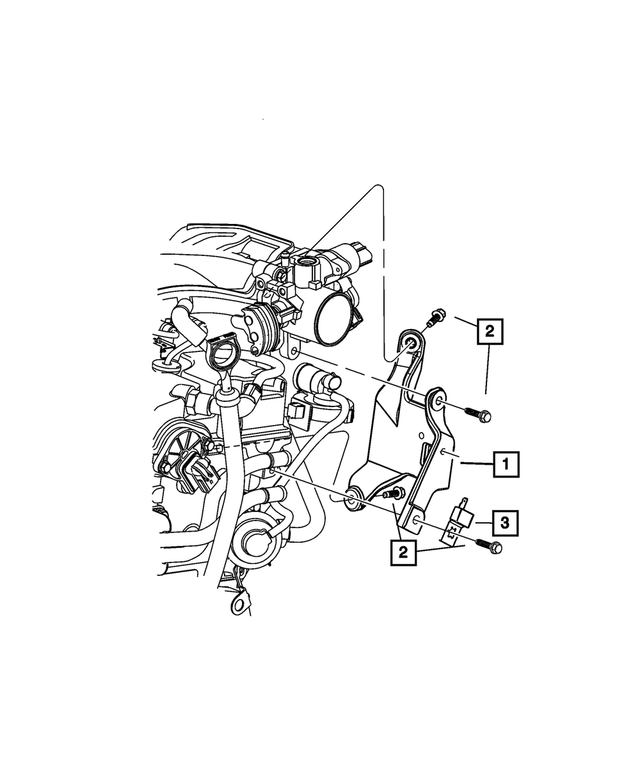 « 4891407AD – Fuel : Commande De Papillon Support pour Mopar Image »