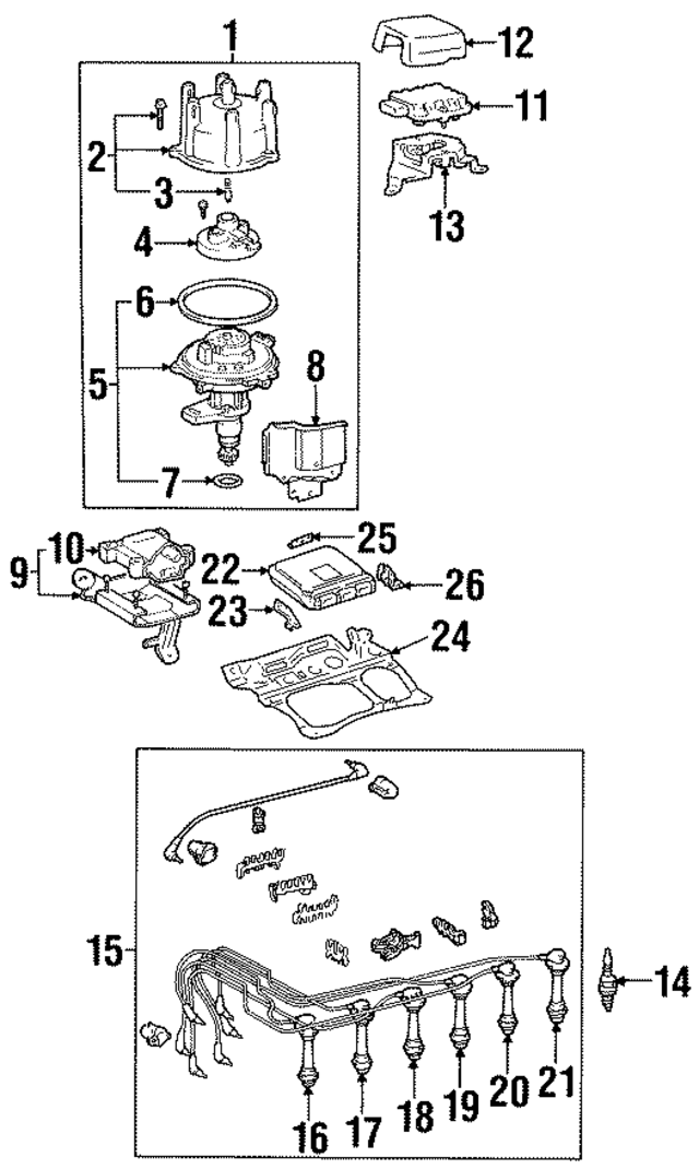 1910046011 - Electrical: Distributor Assembly for Lexus Image