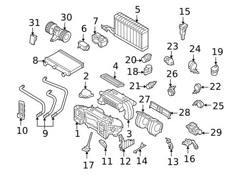 Hoses & Pipes for 2009 BMW M6 #0