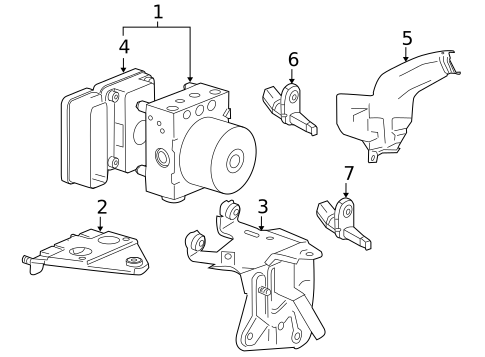 ABS Components for 2012 Volkswagen Golf R #0