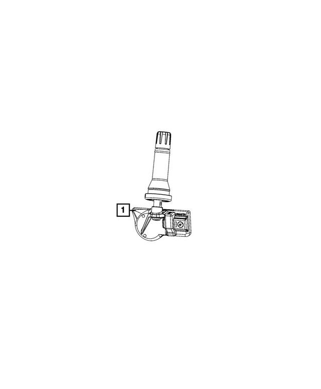 68510769AA - Electrical: Tire Pressure Sensor, Spare Tire for Mopar Image