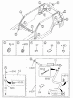 8978095780 - Interior/Bumper: CLIP, L. DRAIN HOSE for Acura Image