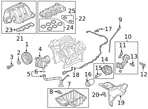 Cylinder Block Components for 2022 Ford F-150 #7
