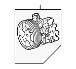 443100C100 - : Power Steering Pump for Toyota: Sequoia Image