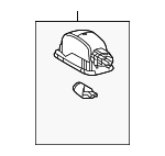 8125030210 - Body: Luggage Lamp for Lexus: IS200t, IS250, IS300, IS350, IS500, RC F, RC200t, RC300, RC350 Image