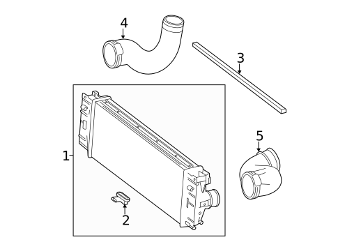 Intercooler for 2018 Mercedes-Benz Sprinter 2500 #0