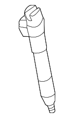 4938309W00 - Steering: Sector Shaft for Nissan Image