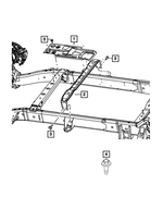 6506971AA - Frame, Bumper and Fascia: Hex Flange Head Tapping Screw &amp; Washer for Dodge: Ram 1500, Ram 2500, Ram 3500 | Ram: 1500, 1500 Classic, 2500, 3500 Image