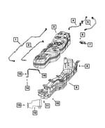 68332307AB - Fuel and Accelerator Pedal: Purge Hose for Mopar Image