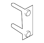 8H0807739A - Body: Stud Plate for Audi: A4, A4 Quattro, RS4, S4 Image