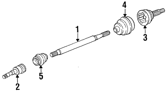 5212766 - Driveline &amp; Axles: Cv Axle Shaft for Mopar Image