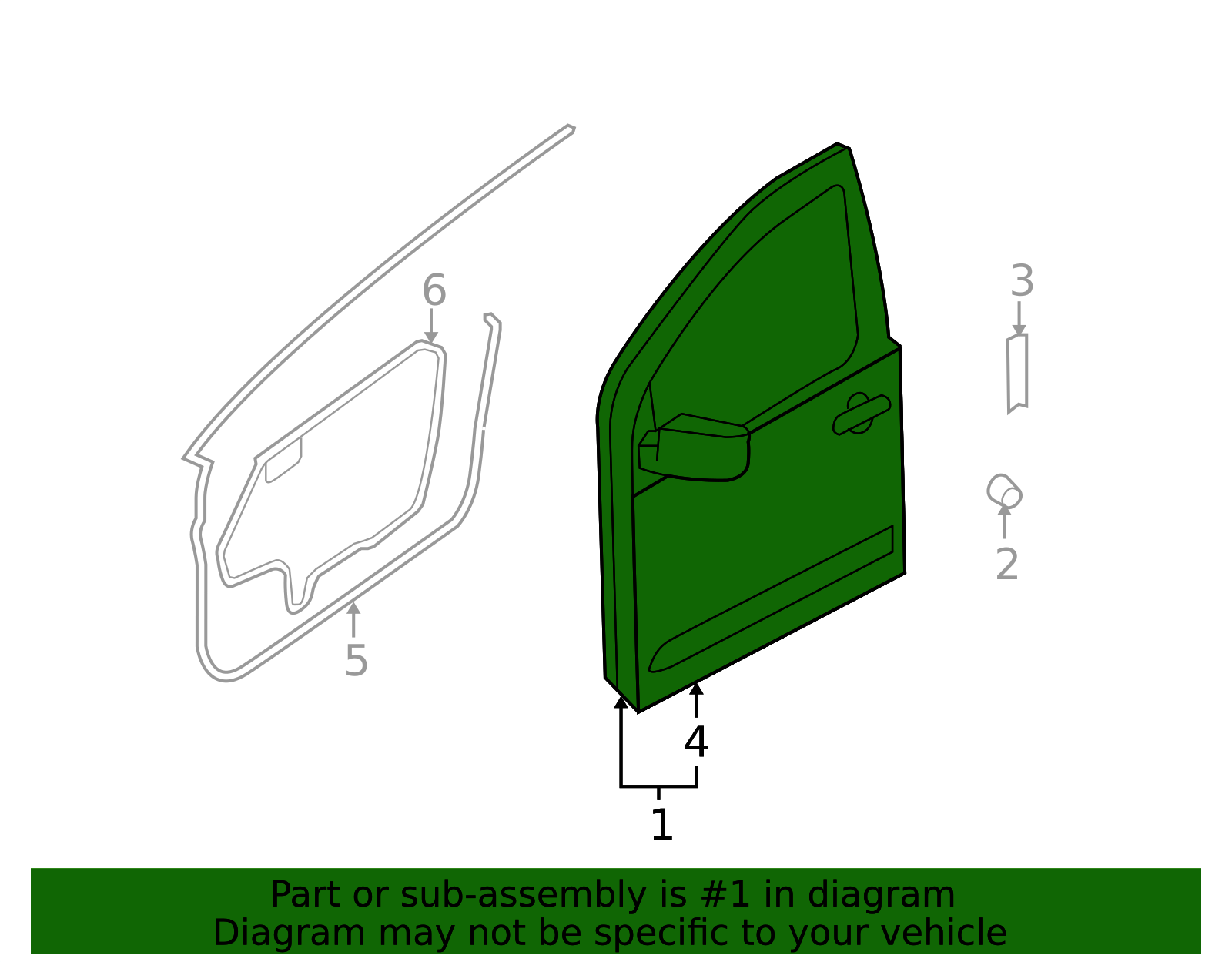 Equator Shell 2009-2012 Suzuki Equator Door Shell 68001-82Z70 | Suzuki Automotive Parts