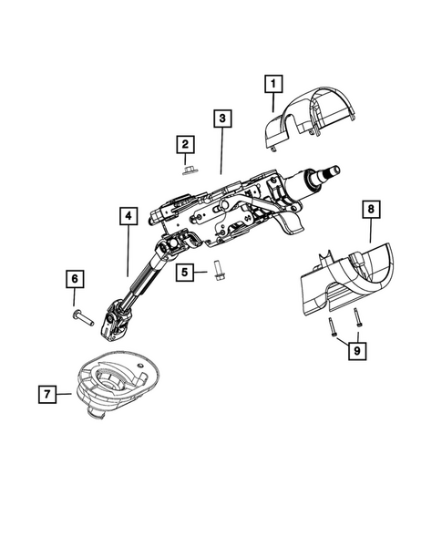 Steering Column and Intermediate Shaft for 2017 Chrysler 200 #0