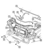 55394777AB - Cooling: Hood To Plenum Seal for Mopar Image