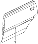 91035GA690 - Body: Molding for Subaru: DL, GL, GL-10, RX Image