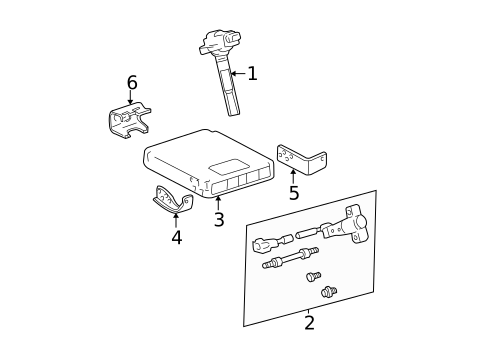 Ignition System for 2006 Toyota Sequoia #0