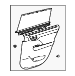 676400E832E8 - : Door Trim Panel for Toyota Image