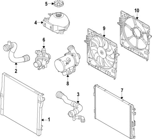 Water Pump for 2016 BMW 228i #1