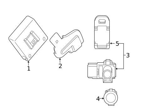 Electrical Components for 2013 Acura ZDX #0