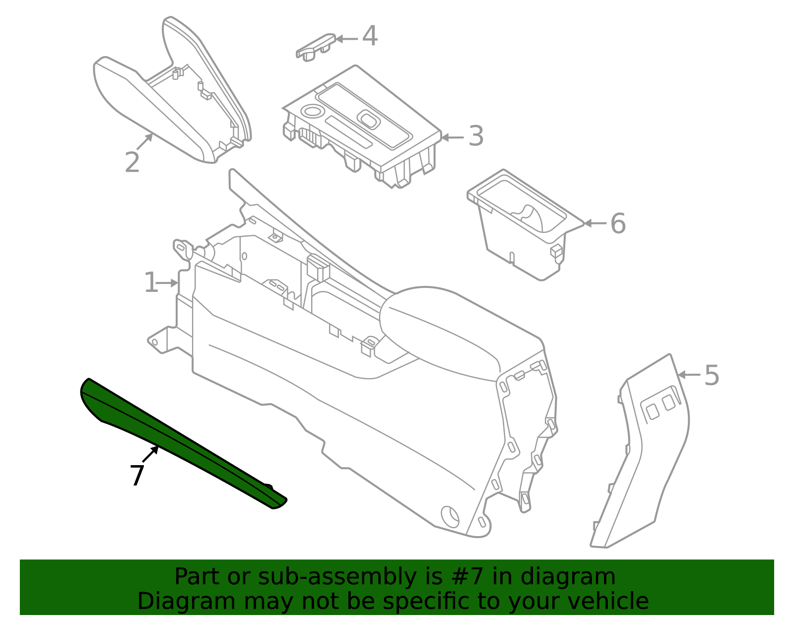 96906-5R01A - Trim Panel 2021-2025 Nissan | Official Nissan Parts Store