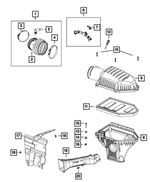 5038816AA - Fuel: Fuel Pressure Sensor Adapter for Mopar Image
