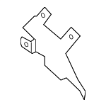 242393JA0C - Electrical: Relay Box Mount Bracket for Nissan: Pathfinder Image