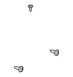 6035556 - Body: Door Trim Panel Screw for Mitsubishi Image