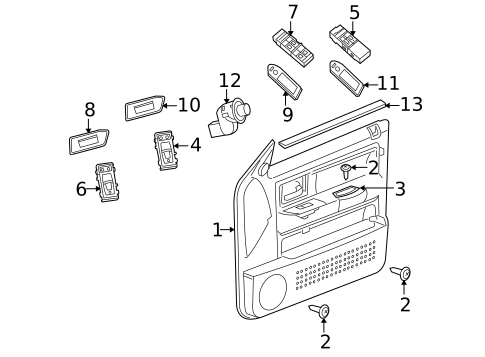 Front Door for 2009 Mitsubishi Raider #0