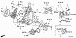19350R40A60 - Engine: OUTLET ASSY., WATER for Acura Image