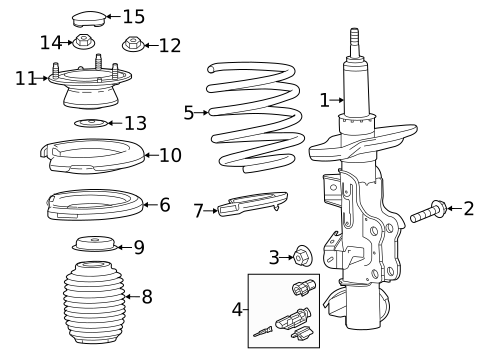 Shocks & Struts for 2017 Cadillac CTS #0