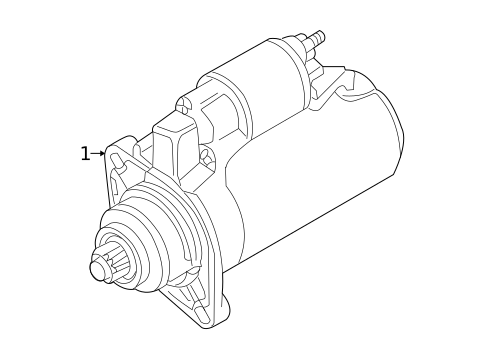 Starter for 2010 Pontiac Vibe #0