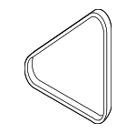 4668249AF - Cooling System: Power Steering Belt for Chrysler: PT Cruiser | Dodge: Neon Image